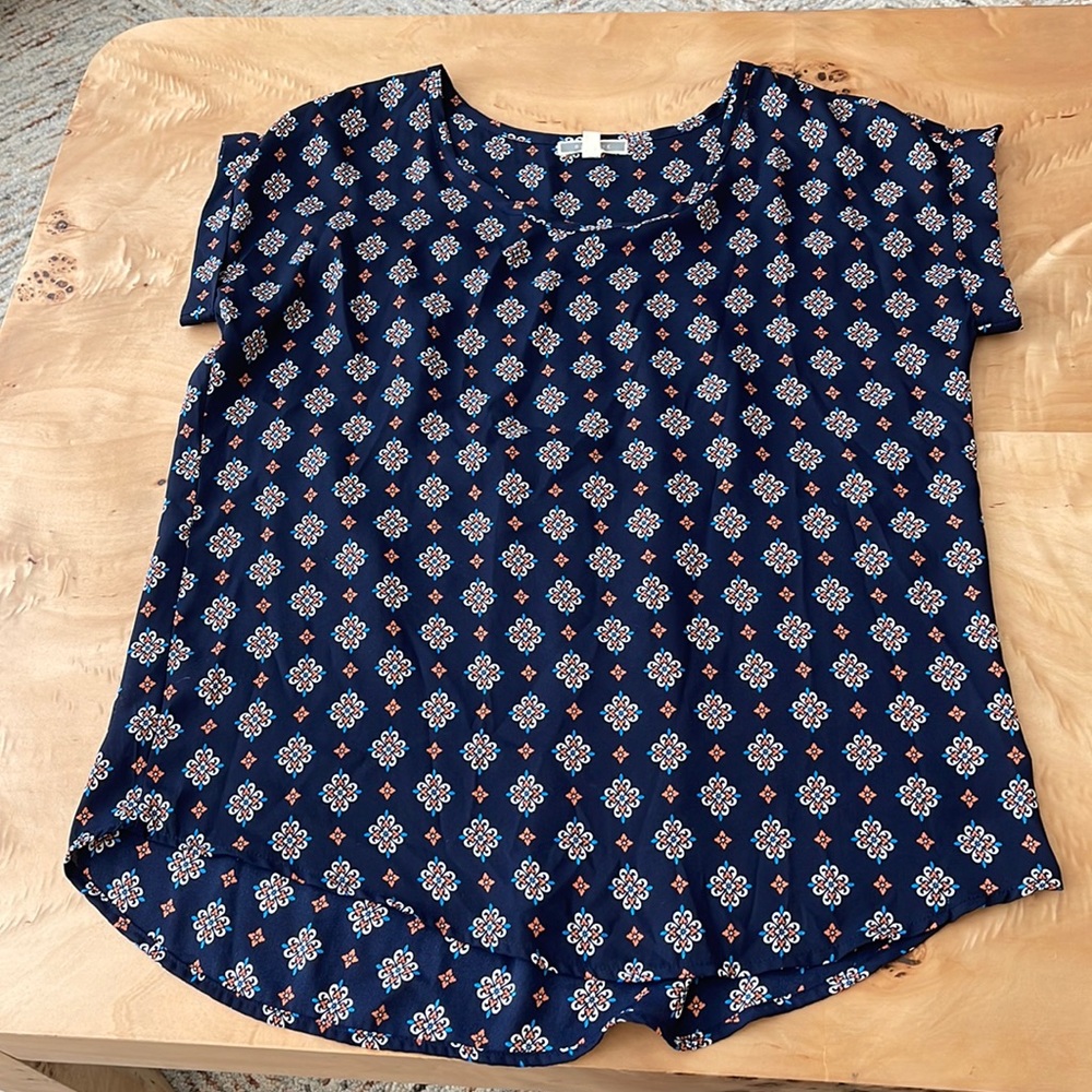 Navy Blouse